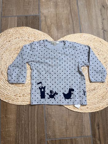 Haut gris Premaman - Taille 9 mois