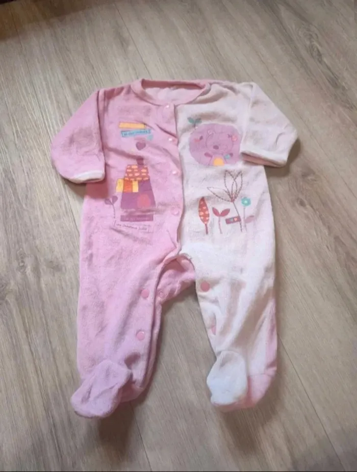 Pyjama velours 3 mois