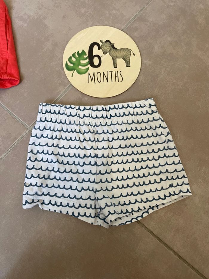 Lot 3 shorts souples tex orchestra 6 mois garçons - photo numéro 2