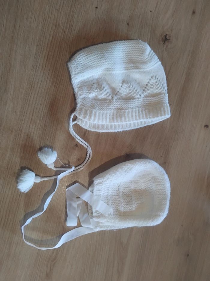 Lots 2 bonnet en laine
