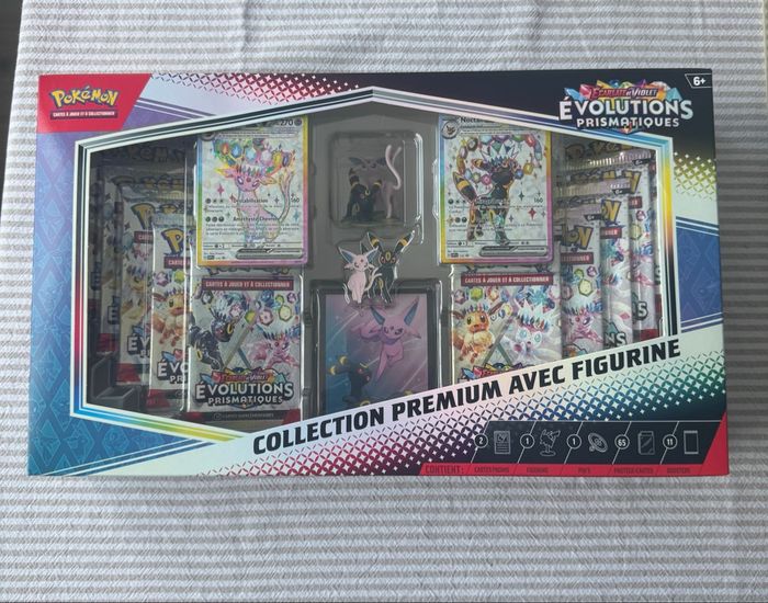 Coffret Premium Pokémon Évolutions Prismatiques EV8.5 – Mentali & Noctali – Neuf Scellé - photo numéro 2