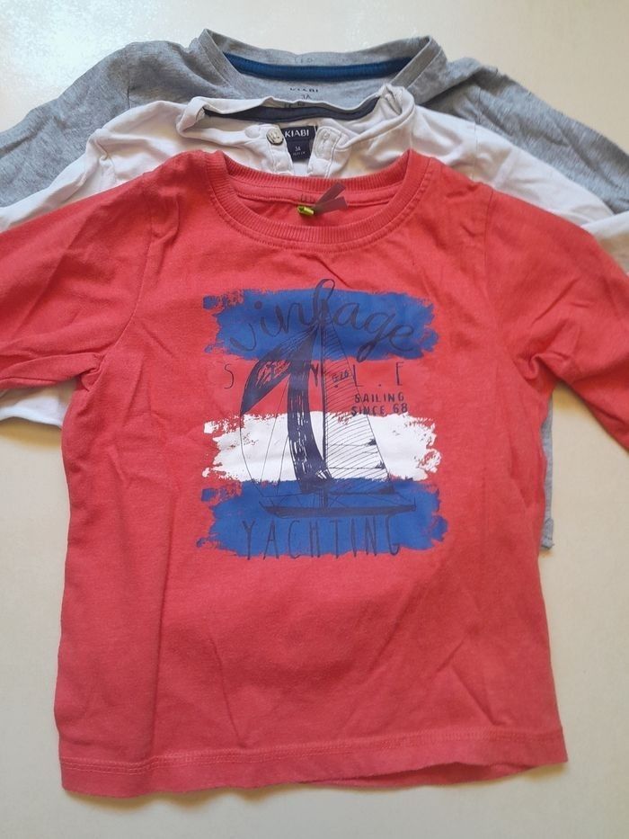 Lot de 4 tee-shirts manches longues - photo numéro 4