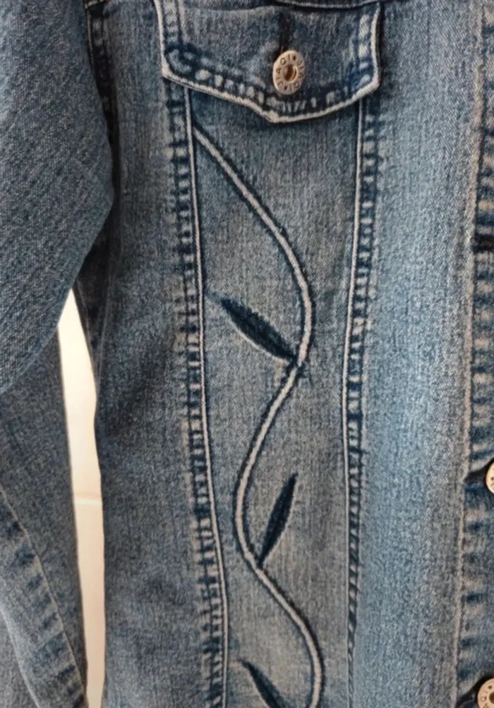 Veste jean vintage, t. 36/38 - photo numéro 3