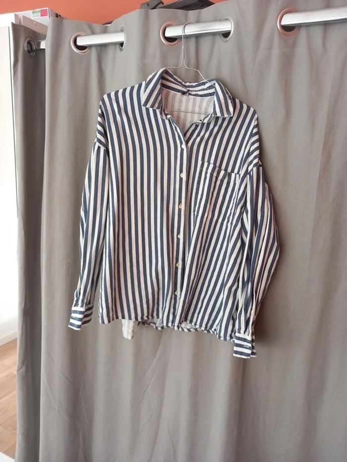 Chemise à rayures Taille L - photo numéro 2