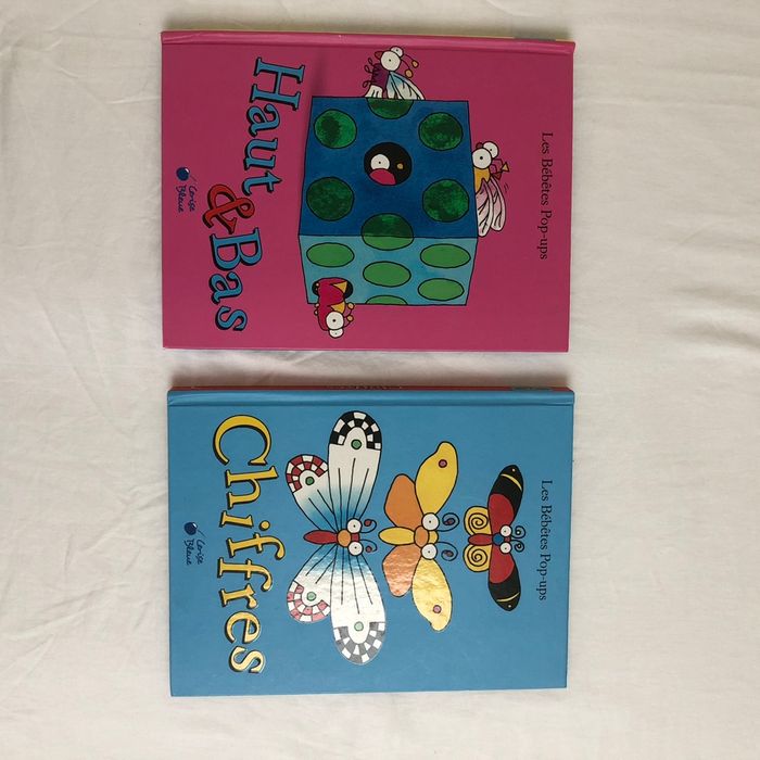 Lot 2 livres chiffres & Haut & bas