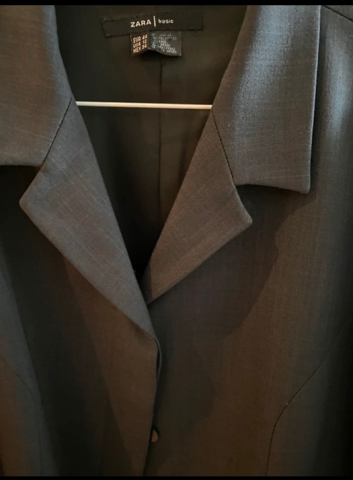 Veste couleur gris anthracite marque Zara - photo numéro 7