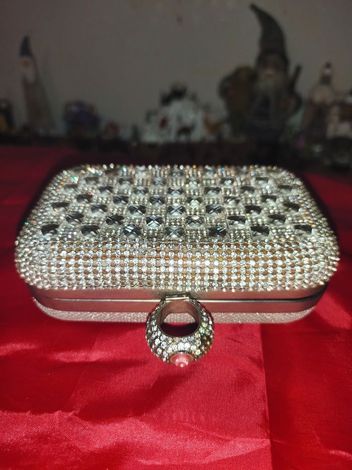 Sac pochette strass occasion fêtes mariage - photo numéro 5