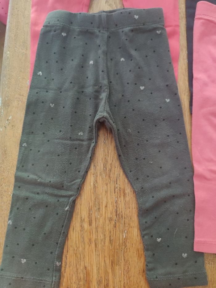Lot 9 leggings 18 mois - photo numéro 7