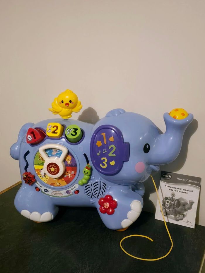 Trompette mon éléphant des découvertes.