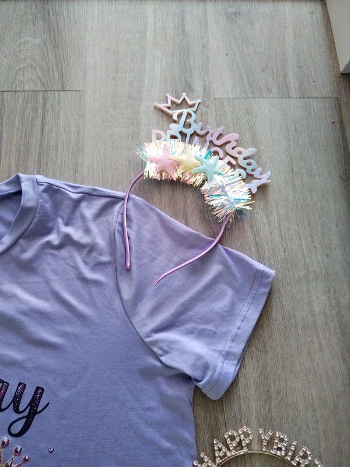 Tee shirt anniversaire taille M. - photo numéro 4