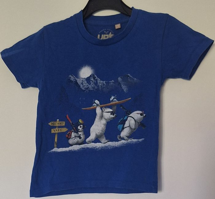 Tee-shirt bleu Vars