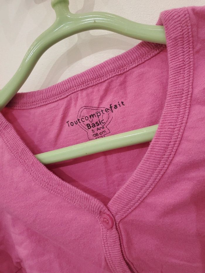 Gilet court rose - photo numéro 2