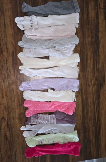 Lot collant toute taille bébé fille