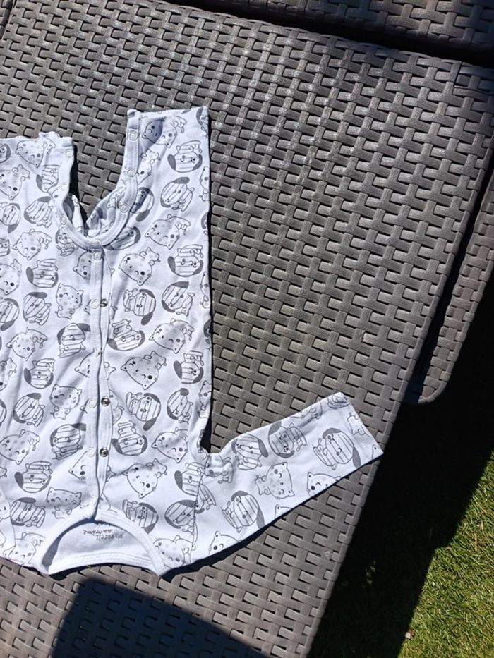 Combinaison pyjama grenouillère sans pied bébé 3 mois 59 cm du pareil au même - photo numéro 5