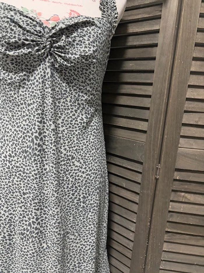 robe casual XO gris taille 40 - photo numéro 4