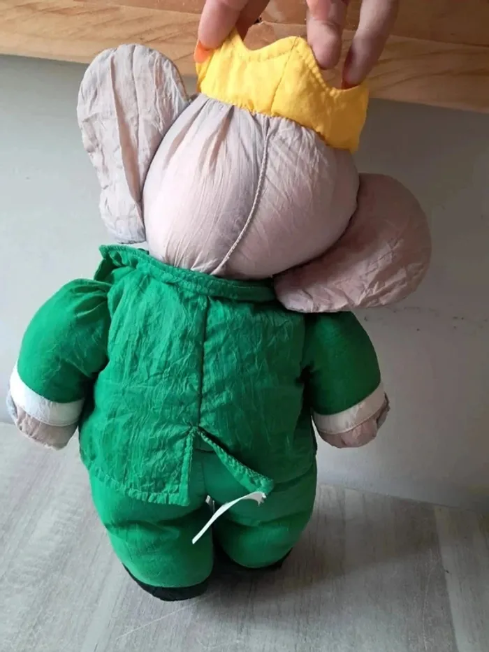 Peluche babar vintage 1983 - photo numéro 2
