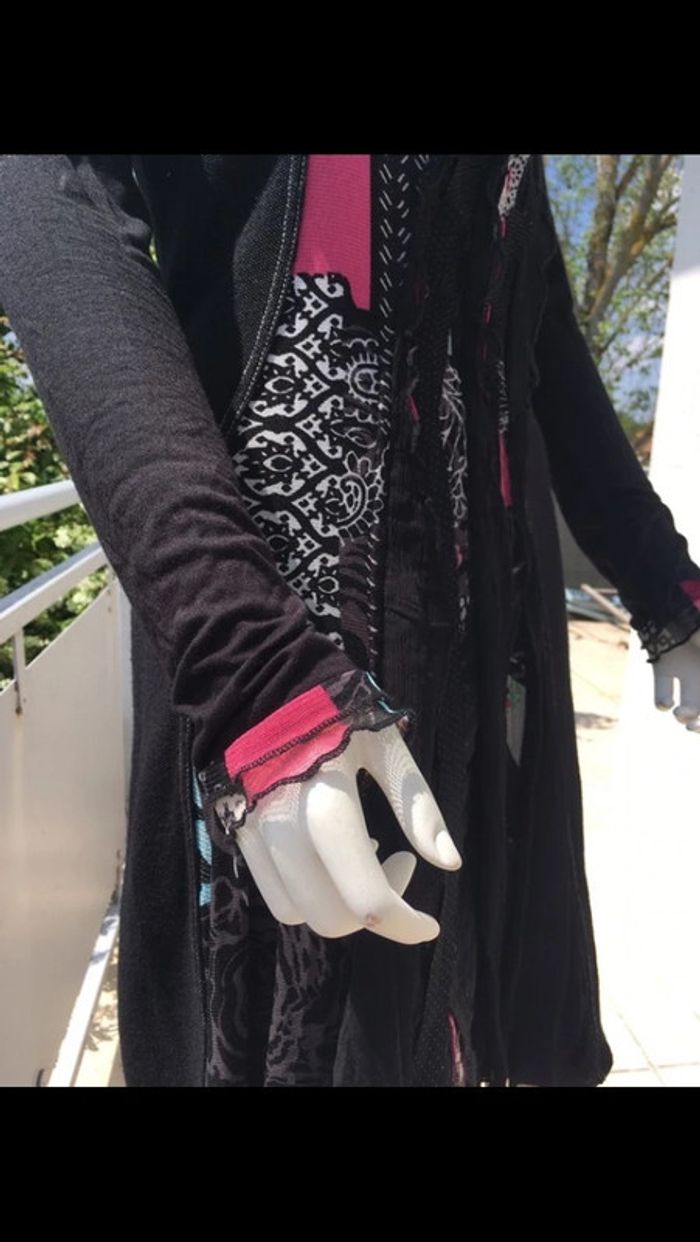 Robe longue noire manche longue taille 36 - photo numéro 5