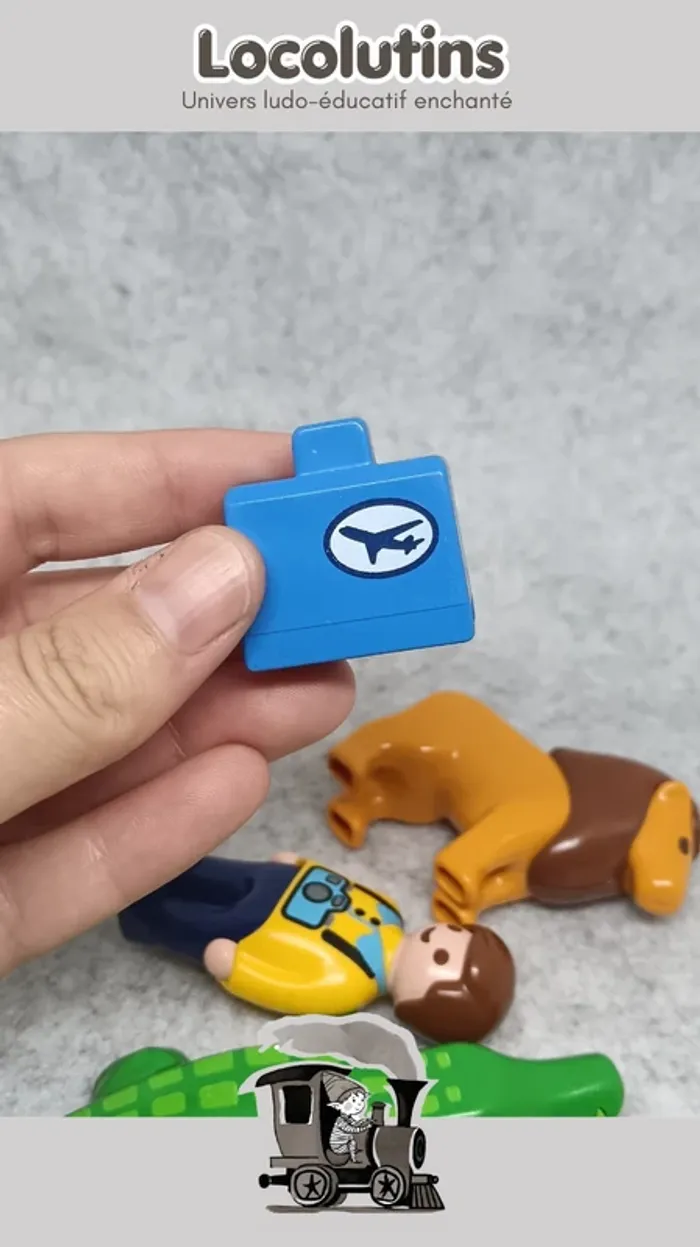 🚂 Playmobil 1.2.3 animaux safari valise voyage - photo numéro 6