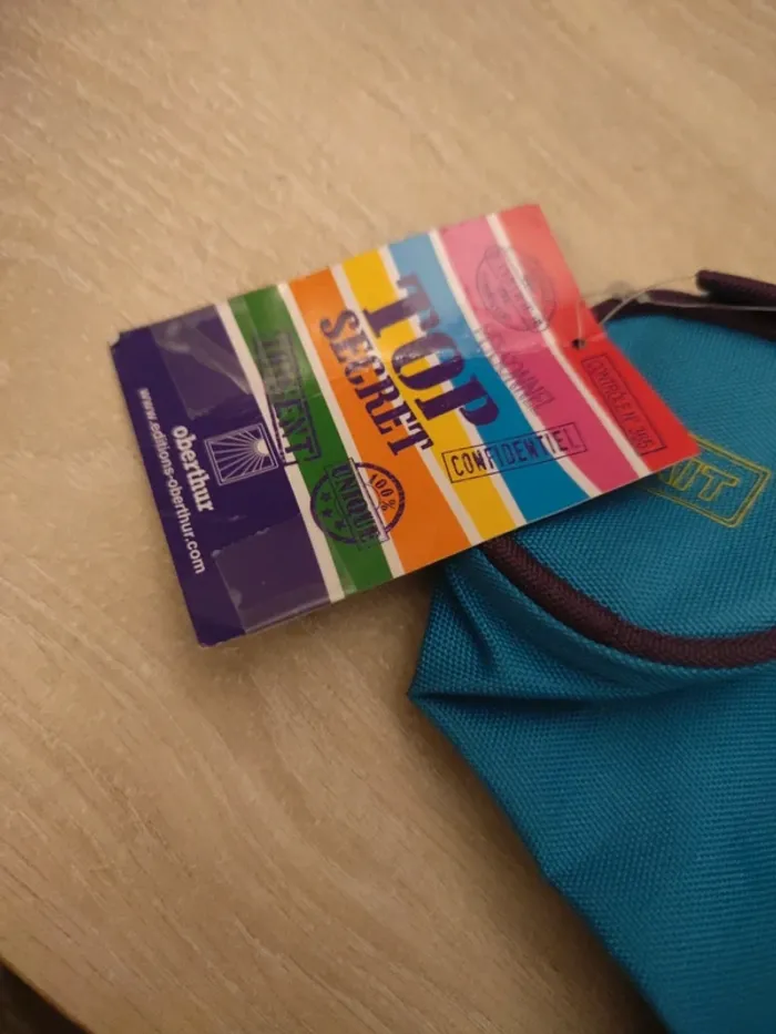 Trousse turquoise oberthur top secret - photo numéro 4