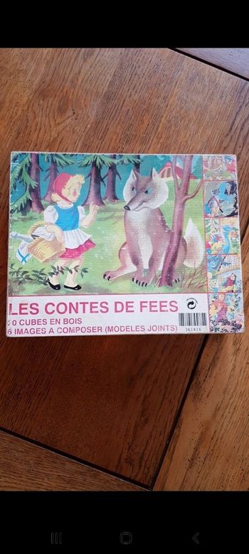 Puzzle en cubes Les contes de fées