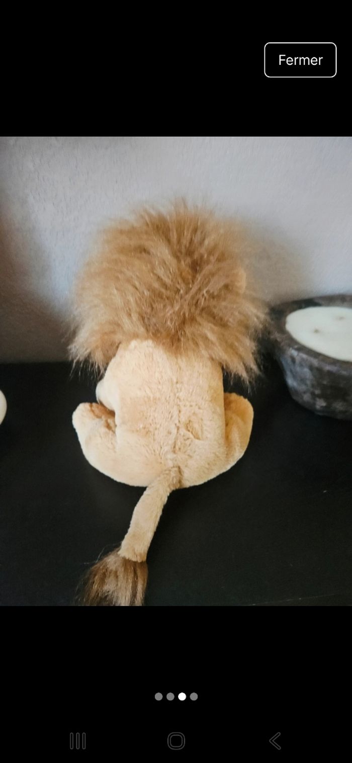Peluche lion 30cm - photo numéro 3