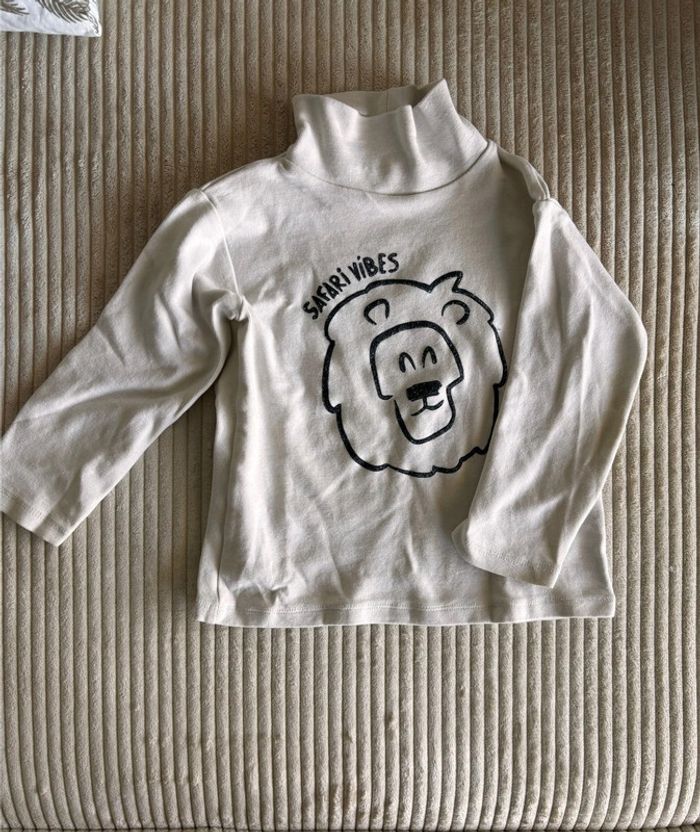 Col roulé zara safari