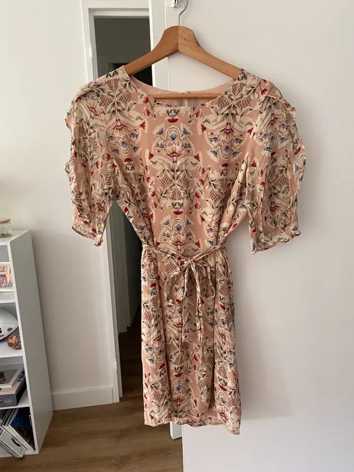 Robe rose à motif - IKKS - photo numéro 4