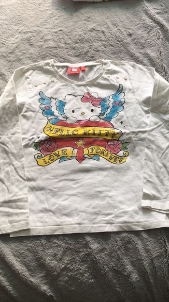 Tee shirt manches longues hello kitty