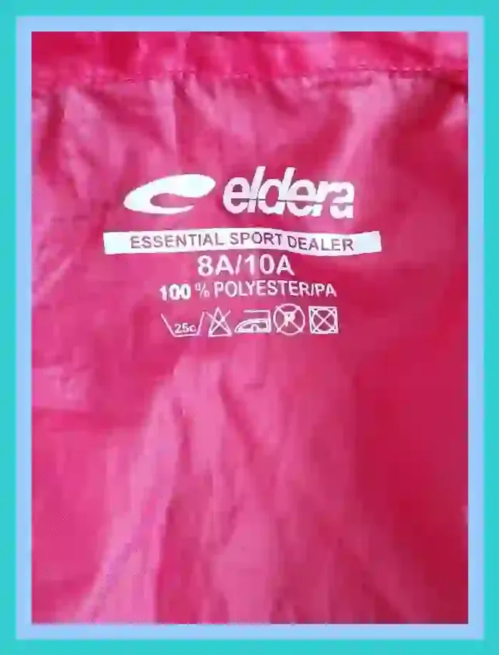 kway eldera rouge bordeaux unisex 8 à 10 ans  7521018690 - photo numéro 10