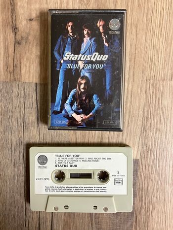 Cassette audio-Status Quo-Blue for you