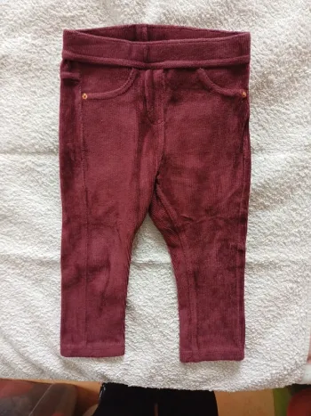 Leggings en velours 18 mois