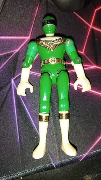 Figurine Mighty Morphin Power Rangers Zeo 1996 Bandai green ranger vert figure