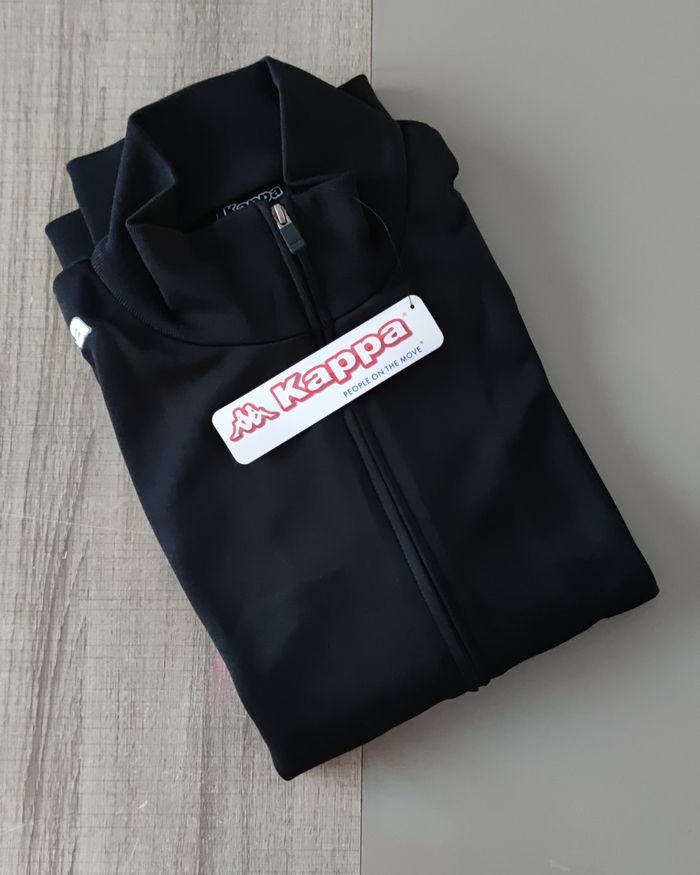 Veste à manches longues pour homme taille M marque kappa couleur noir - photo numéro 8