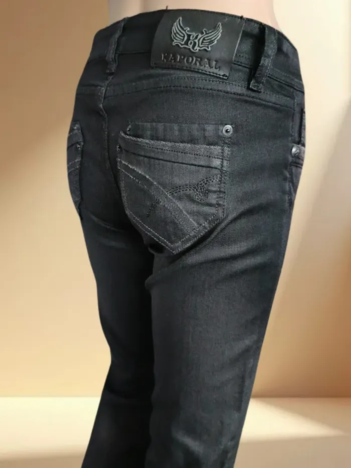 Jean Kaporal ,modéle slam ,coupe bootcut ,taille basse ,extensible - photo numéro 6