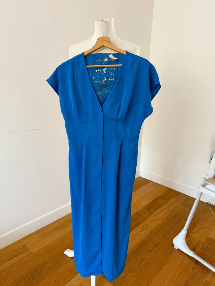 Magnifique robe bleu S/36 - photo numéro 5