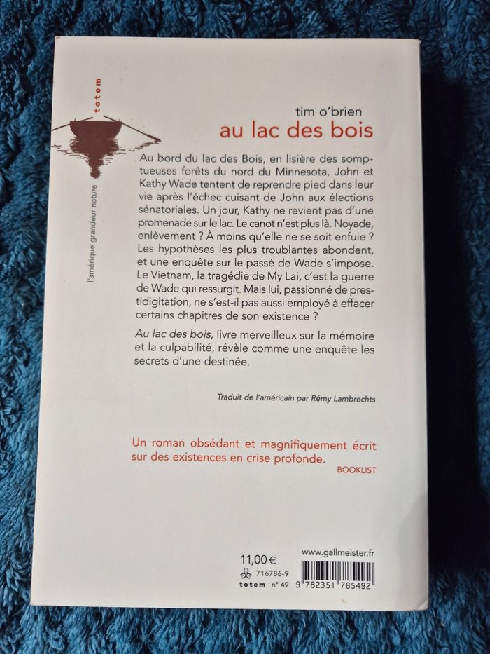Livre titre Au lac des bois - photo numéro 2