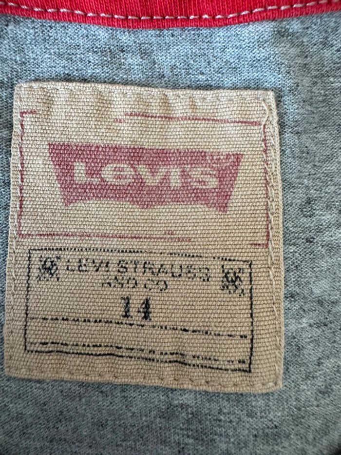 Tee-shirt gris foncé Levi’s Taille 14 ans - photo numéro 4