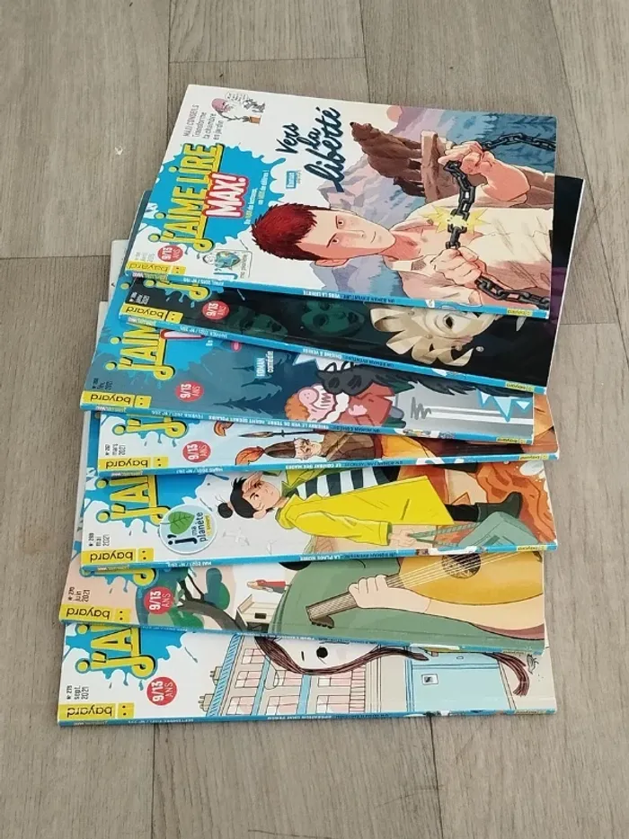 Lot de 7 magazines J’aime Lire Max année 2015-21 L068 - photo numéro 2