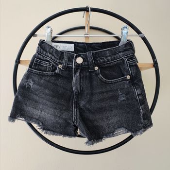 6 ans short en jean effet destroy Zara 