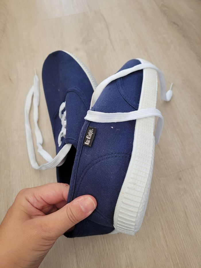 Tennis espadrilles à lacets Lee Cooper - photo numéro 5