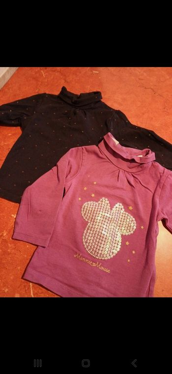 Lot de 2 ss pulls bébé taille 6 mois