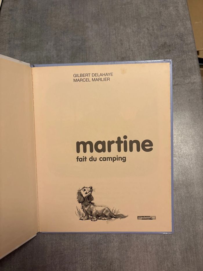 Livre Martine, fait du camping - photo numéro 2