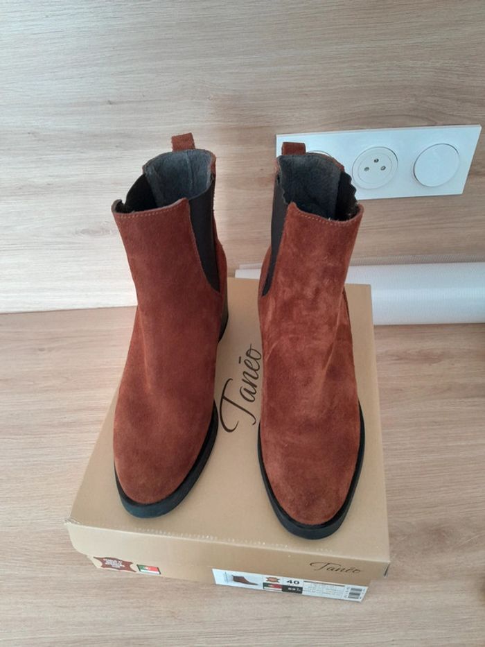 Bottines femme cuir 40 - photo numéro 4