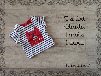 T shirt Obaibi 1 mois