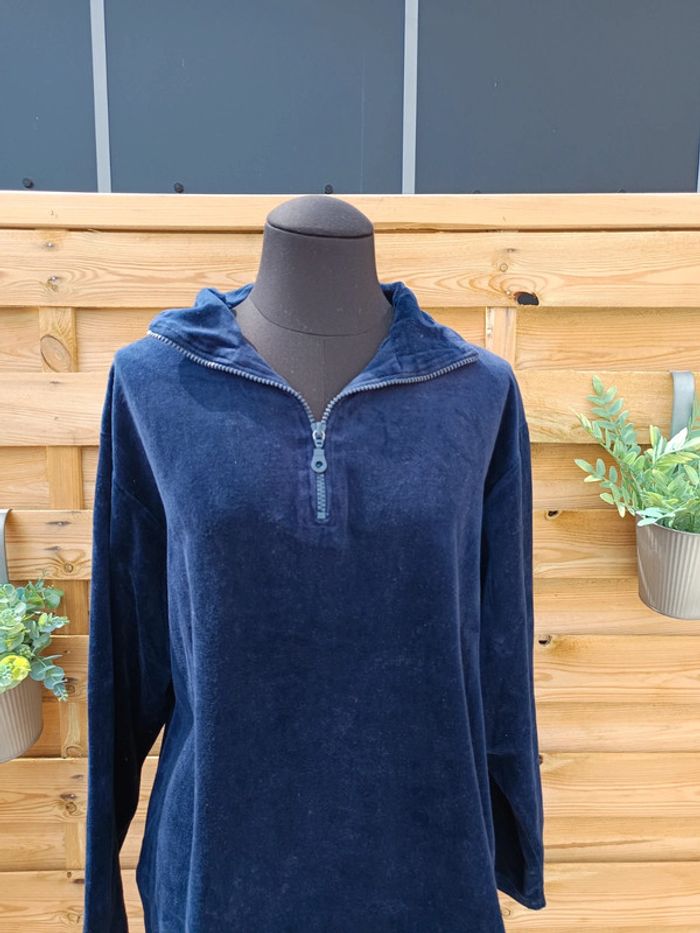 Pull de pyjama velours taille L - photo numéro 2
