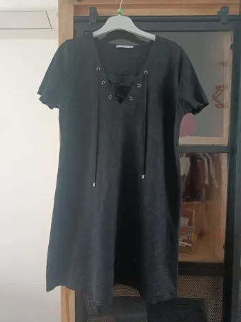 Robe daim noire