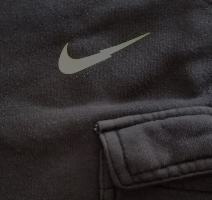 Jogging noir/logo vert fluo - L - Nike - photo numéro 5