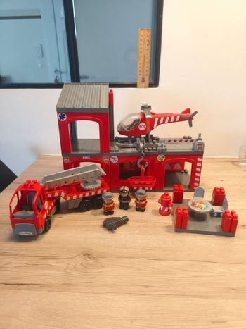 Caserne de pompier méga bloks