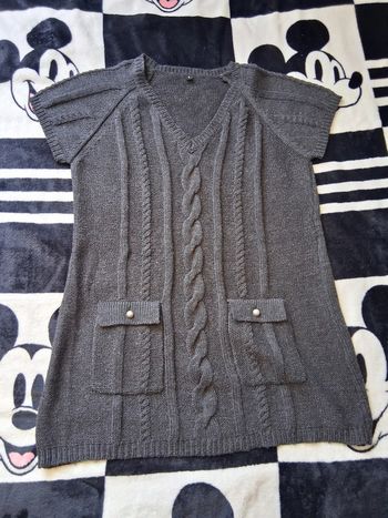 Pull gris T44