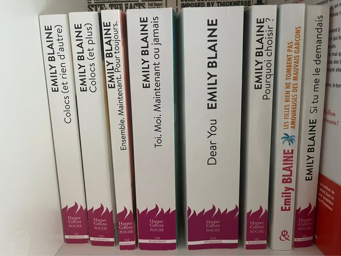 Lot romans Emily blaine